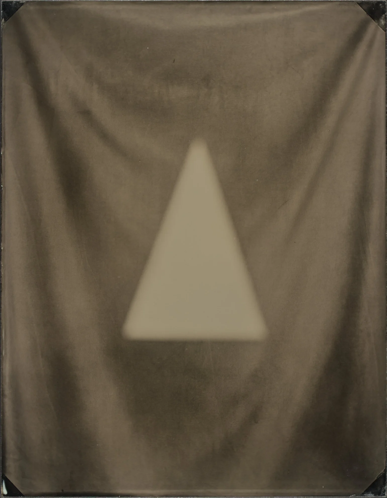 This image depicts a photograph by artist Ben Cauchi titled 'Metaphysica xi', an artwork made in 2021. The medium is ambrotype. The size of this artwork is 36x28 cm.