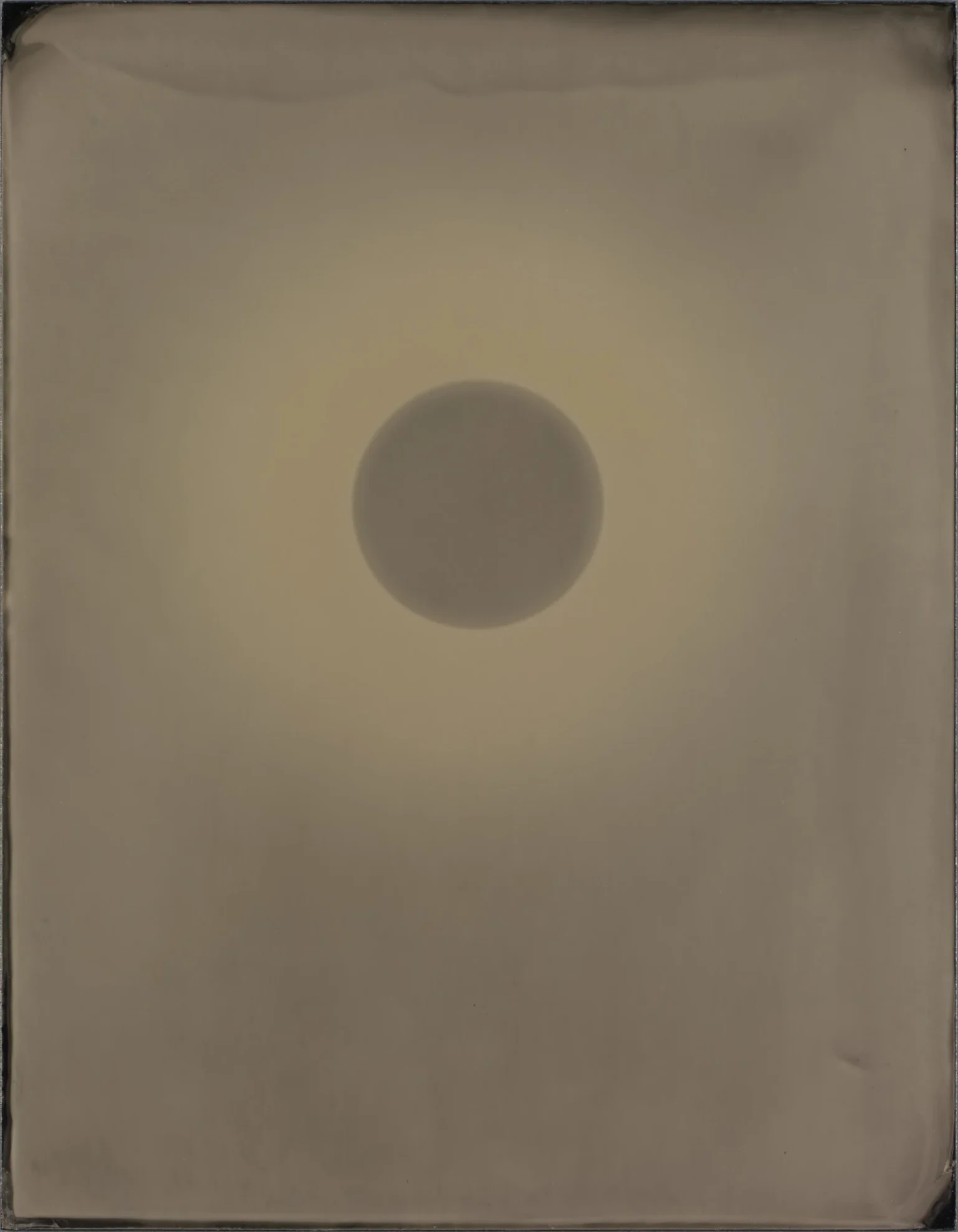 This image depicts a photograph by artist Ben Cauchi titled 'Untitled', an artwork made in 2018. The medium is ambrotype photogram. The size of this artwork is 36x28 cm. This artwork was first shown in the exhibition 'Jacob's Ladder' at Ingleby Gallery in 2018.