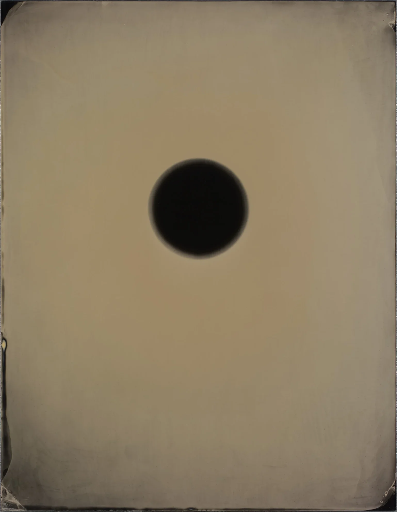 This image depicts a photograph by artist Ben Cauchi titled 'Untitled', an artwork made in 2018. The medium is ambrotype photogram. The size of this artwork is 36x28 cm. This artwork was first shown in the exhibition 'Jacob's Ladder' at Ingleby Gallery in 2018.